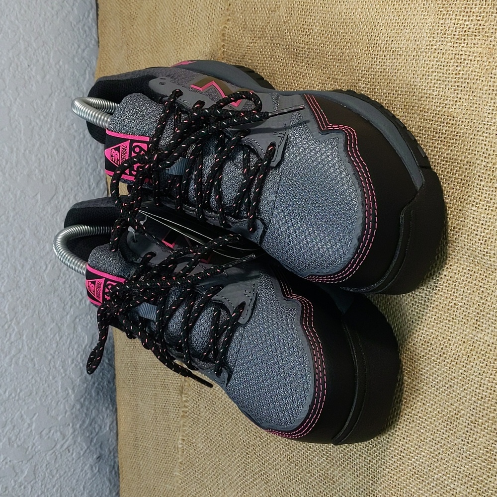 New Balance 589 Industrial Women's Composite Toe Work Shoes Sz 6.5, Grey/Pink